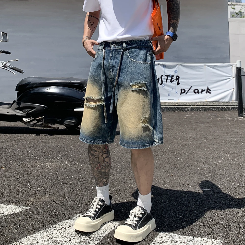 Men's Denim Shorts Jorts Ameri - Streetwear Brand Jorts 评论和价格