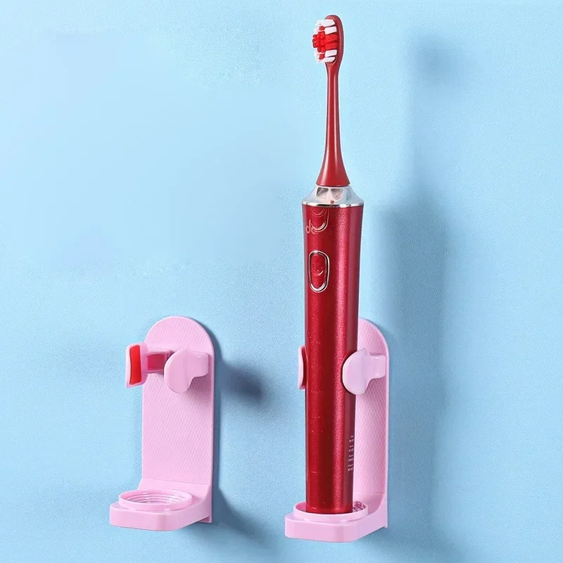 Adjustable Toothbrush Holder Electric Toothbrush Base Silicone Non-slip Wall Mount Brush Body Rack Bathroom Accessories