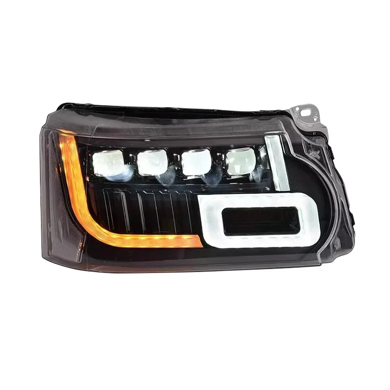 2pcs Car Front Lights For Land Rover Range Rover L322 Sport L320 2010 2011 2012 2013 Upgrade DRL Led Styling Headlight Assembly