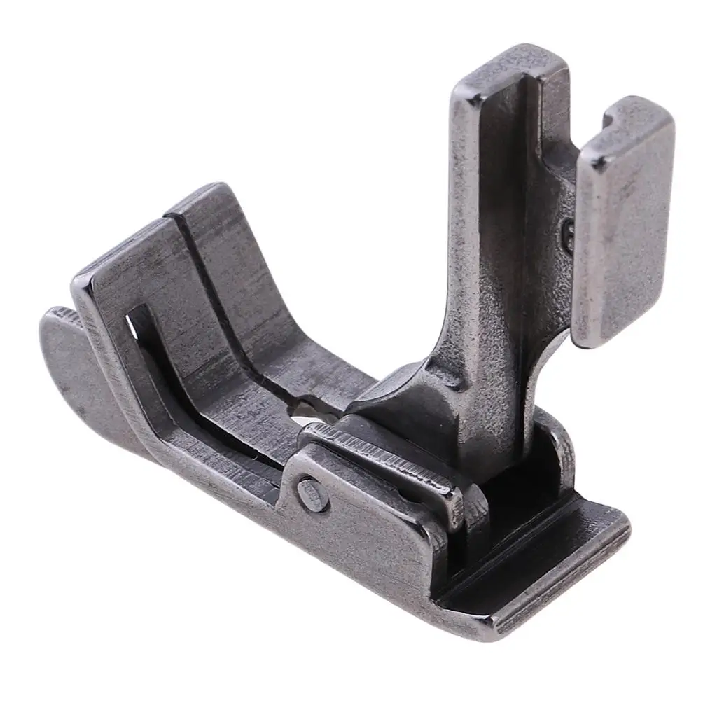 Industrial Sewing Machine Foot Steel Hinged Right Guide Accessory for Single Needle Tailoring and Clothing Production