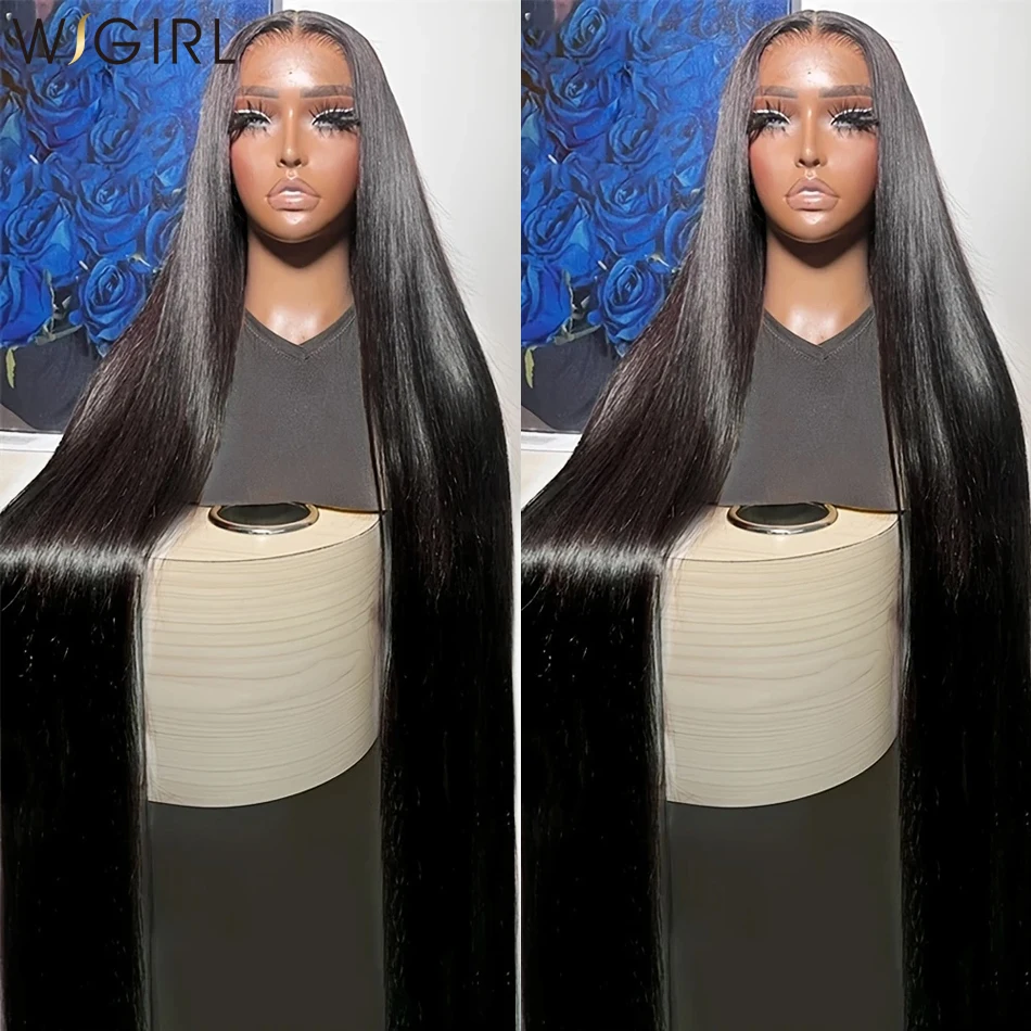 Wigirl Straight 13x4 13x6 Lace Front Human Hair Wig Transparent 250% Remy 5x5 Glueless Wig Human Hair Ready To Wear For Women