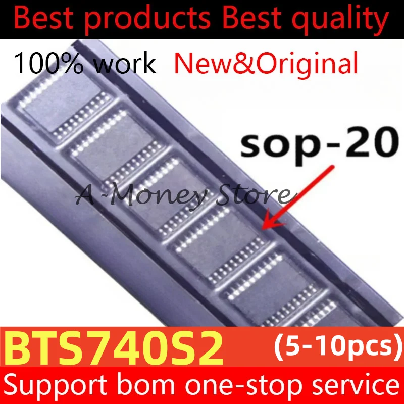 

(5-10pcs)BTS740 BTS740S BTS740S2 sop-20