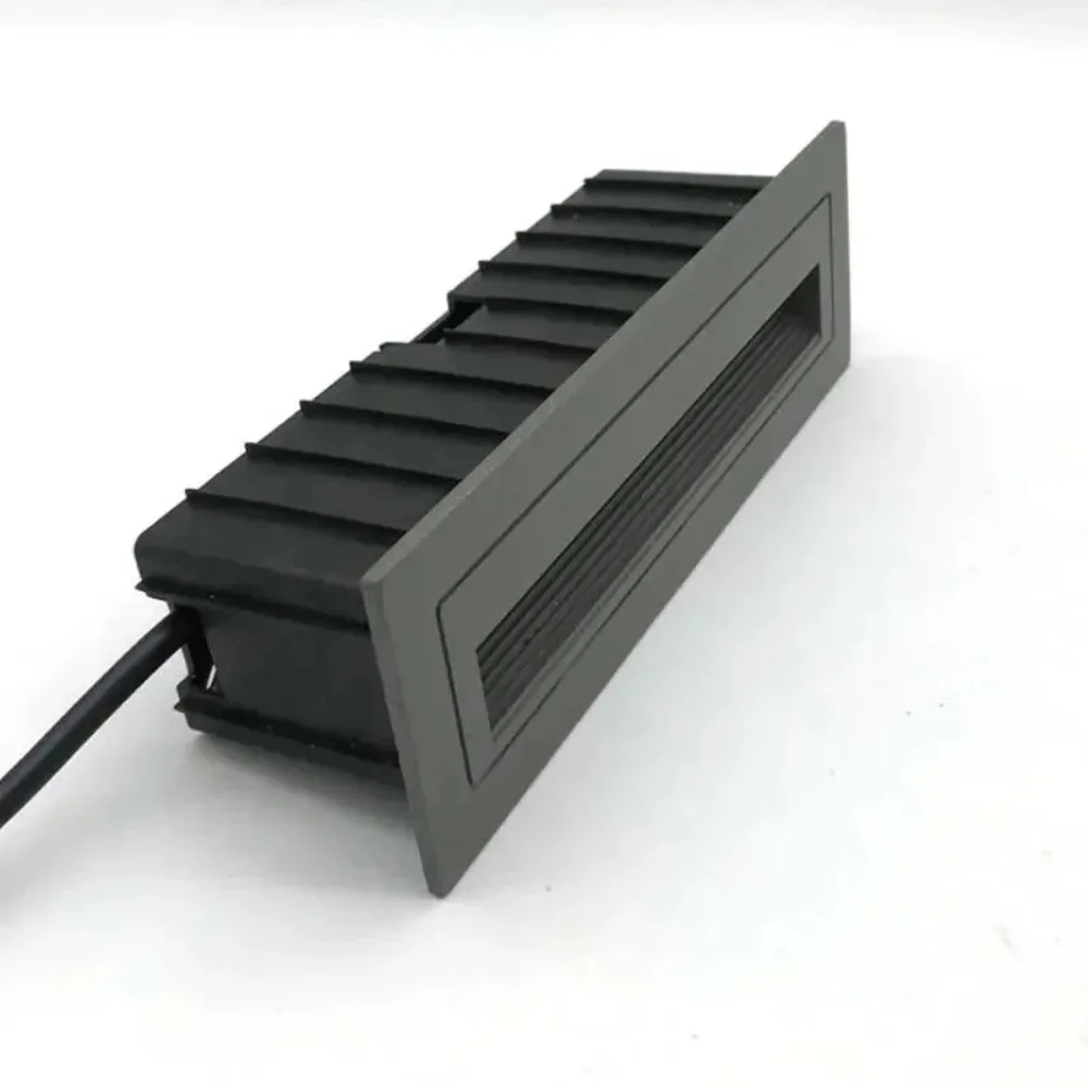 مصباح جداري LED خارجي، أضواء سلالم مقاومة للماء، مصباح زاوية IP67 لديكور الليل الخارجي لمسار الحديقة