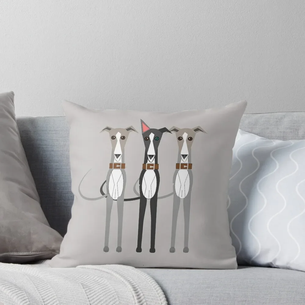 

Three fine boys Throw Pillow