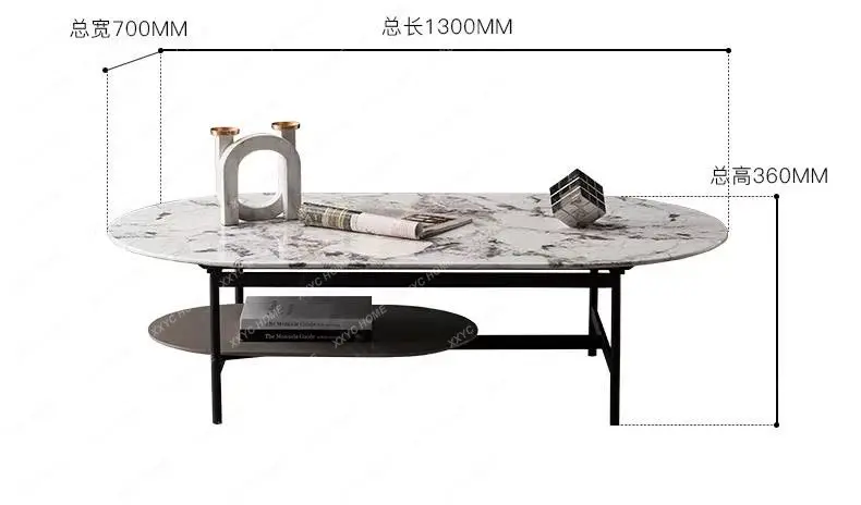 

Итальянский минималистичный мраморный журнальный столик для гостиной, высококачественный скандинавский свет, роскошная модель журнального столика