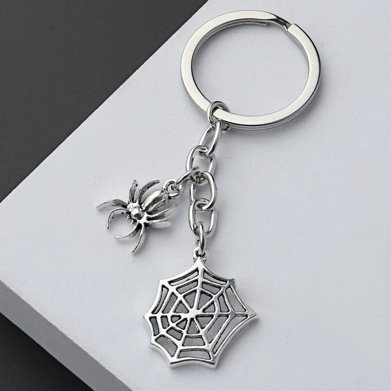 Halloween Series Animal Spider Keychain Pendant Car Key Pendant