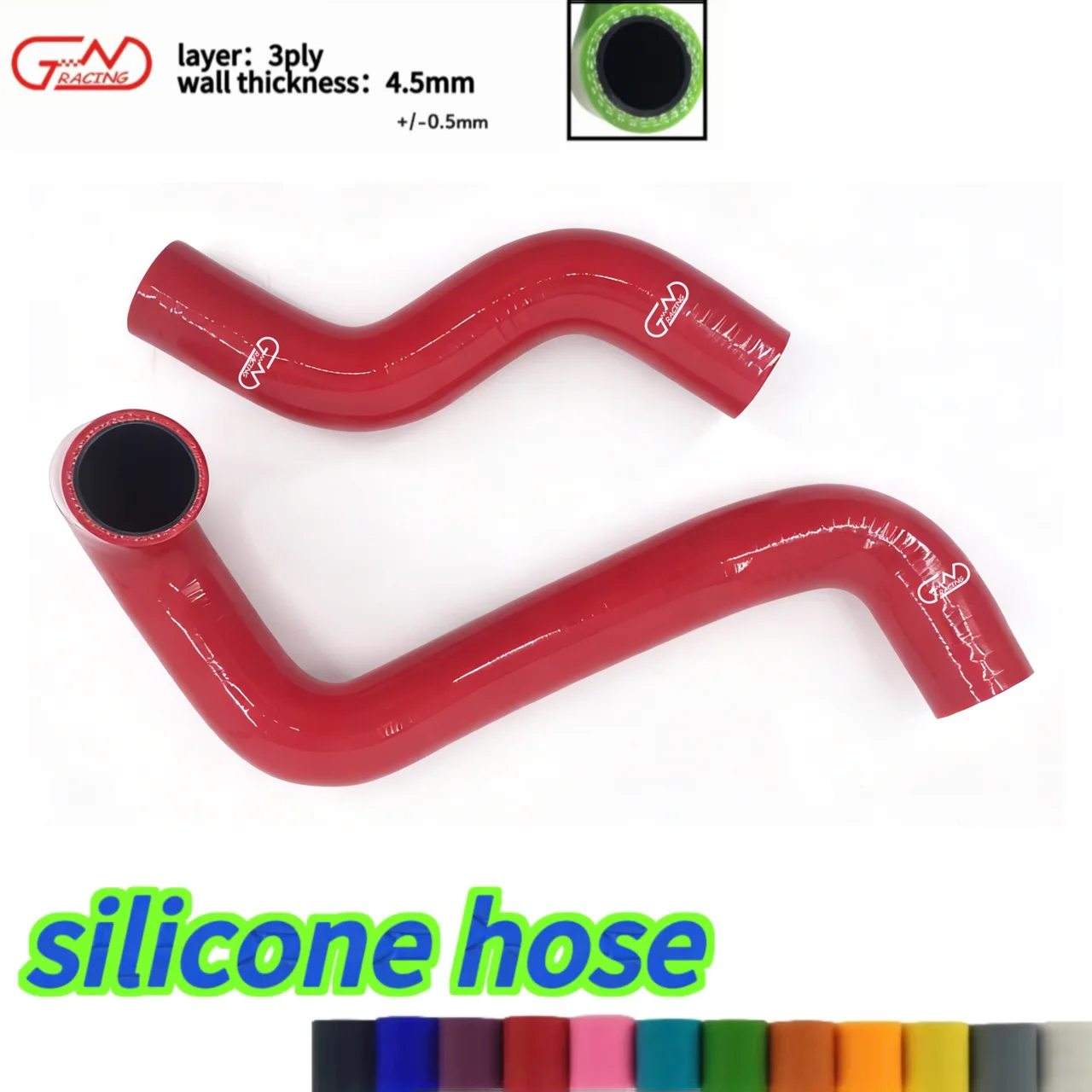 

JN RACING silicone hose for 75-78 NISSAN DATSUN 280Z S130 L28 radiator coolant HOSE