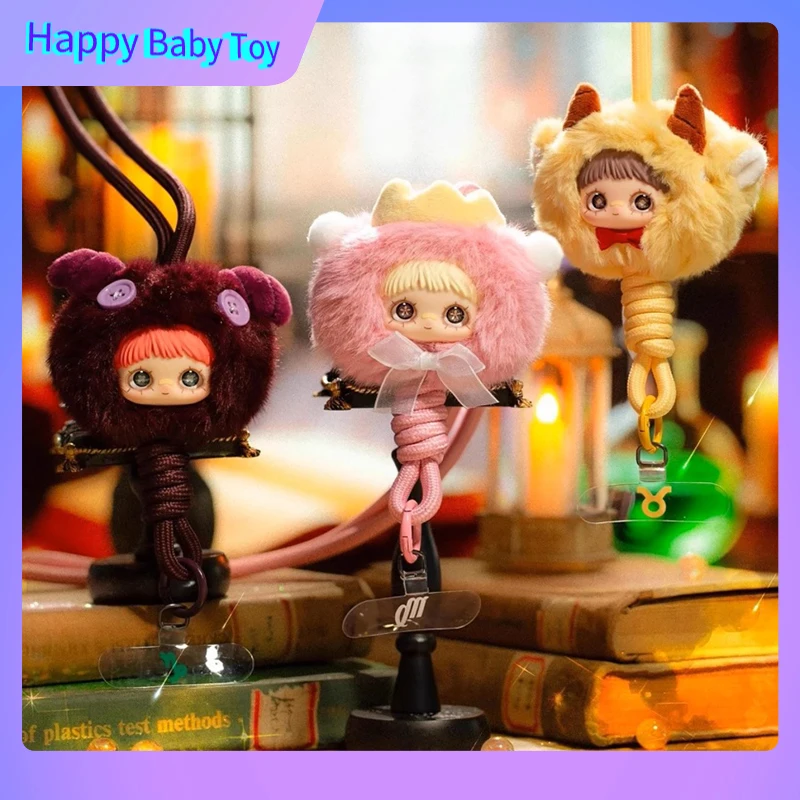 

100% натуральная серия Maymei Zodiac Horoscope Stories, слепая коробка, ремешок для телефона, кукла, подвеска, подарки для девочек, подарок на день рождения