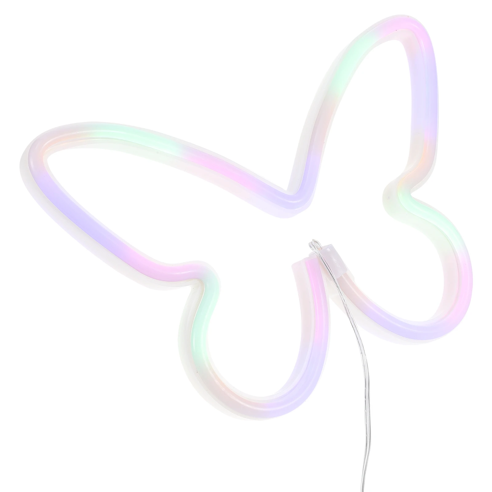 

Led Butterfly Neon Light Wall Decor Usb Operated Bedroom Night Lamp Party Sign 3Aa Powered For Indoor Table Use