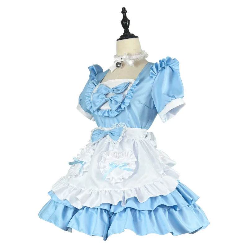 Schoolmeisje Cosplay Kostuum Plus Size Lolita Maid Uniform Sexy Lingerie Jurk Animatie Show Miad Outfits Student Kawaii Kleding