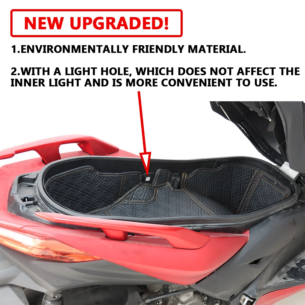 Motorcycle Seat Storage Box Inner Pad Cargo Luggage Trunk Liner Protector for YAMAHA XMAX300 XMAX 125 250 300 400 2017-2023