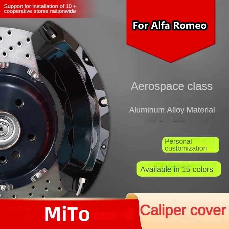 For Alfa Romeo MiTo Aluminum Car Brake Caliper Cover