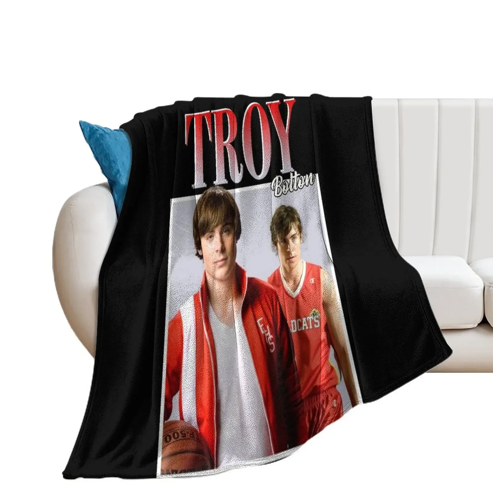 Troy Bolton Throw Blanket Tourist Giant Sofa Nap For Sofa Thin Blankets