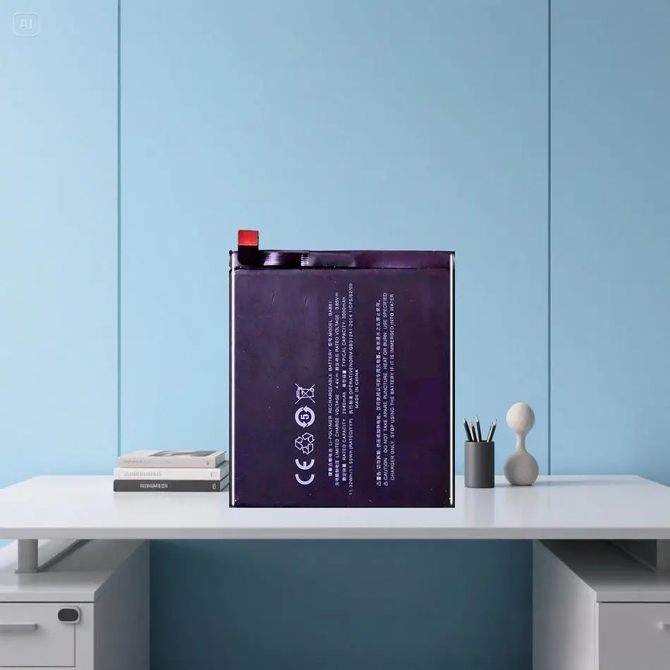 

Безопасный аккумулятор для мобильного телефона Meizu 15 M881M M881Q с быстрой зарядкой 3000 мАч BA881