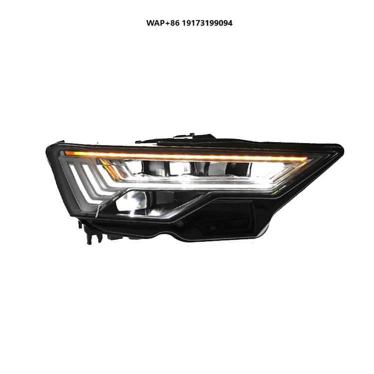 

High Quality 100W LED Auto Headlights Assembly for-Audi A6 A6L C8 2019-2024 6500K New Projector Lens Front Lamps Tool