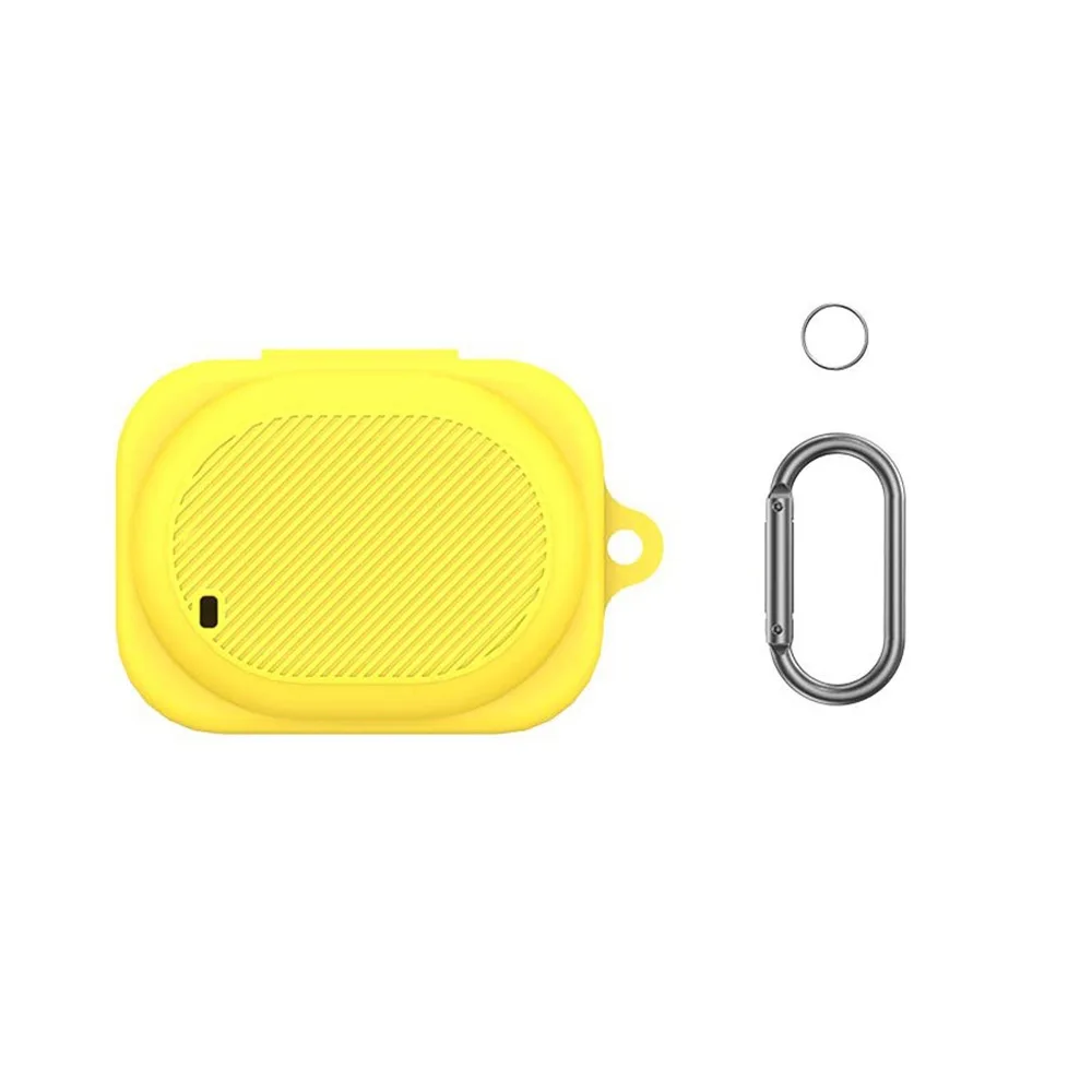 with Carabiner Clip Silicone Protective Cover Silicone Scratch Resistant Earphone Case Shockproof Dustproof for Nothing Ear (3a)