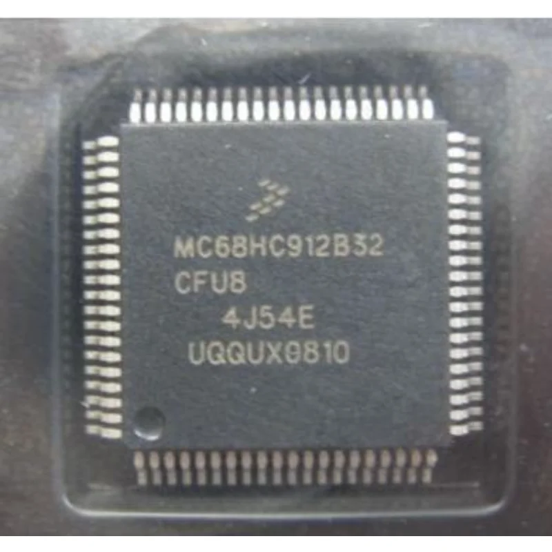 10Pcs New original MC68HC912B32CFUE8 4J54E Automotive computer board chip