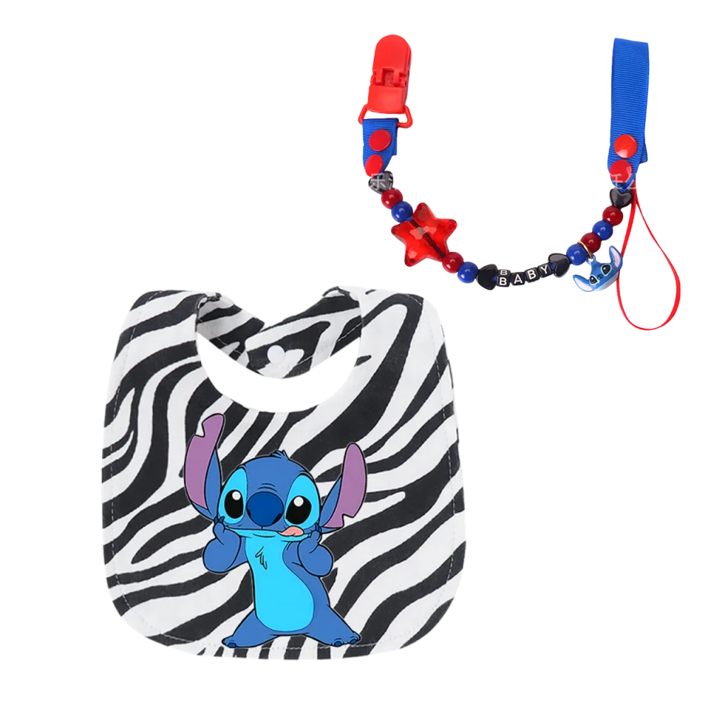 

2026 Новая стильная цепочка-держатель для соски с мультяшным кулоном, милый детский нагрудник, нагрудник для новорожденных