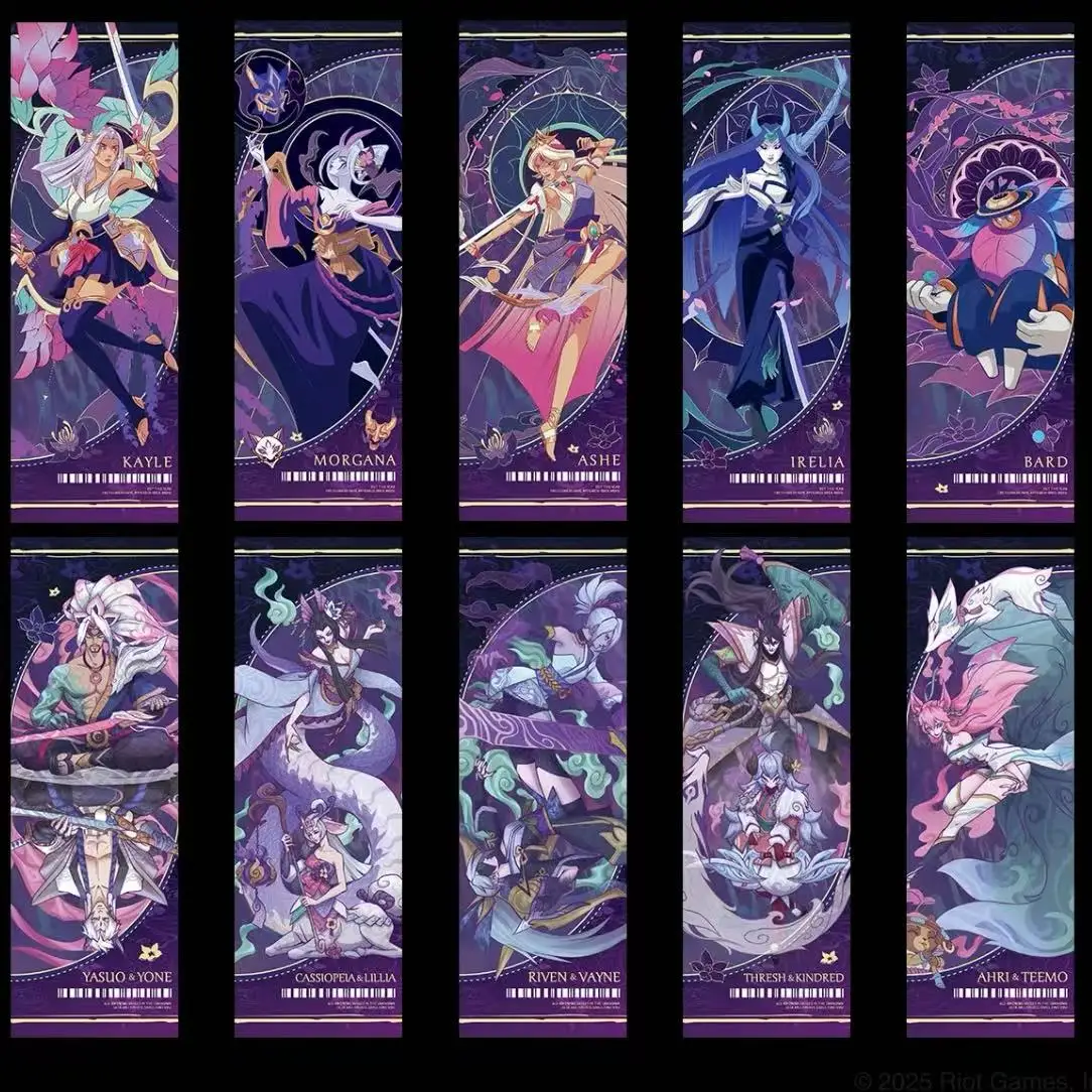 

Тематическая карта Spirit Blossom Blindbox Ashe Kayle Morgana Irelia Bard YasuoYone Cassiopeialillia RivenVayne ThreshKindred AhriTeemo