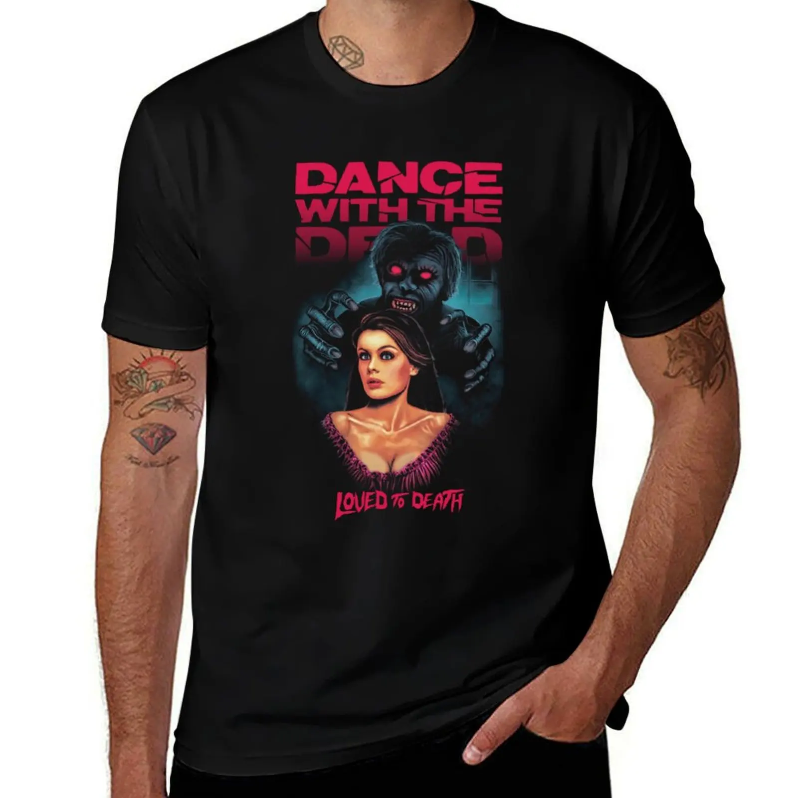

DANCE WITH THE DEAD T-Shirt designer shirts street wear oversized t shirt Personalized t-shirt tshirts for men