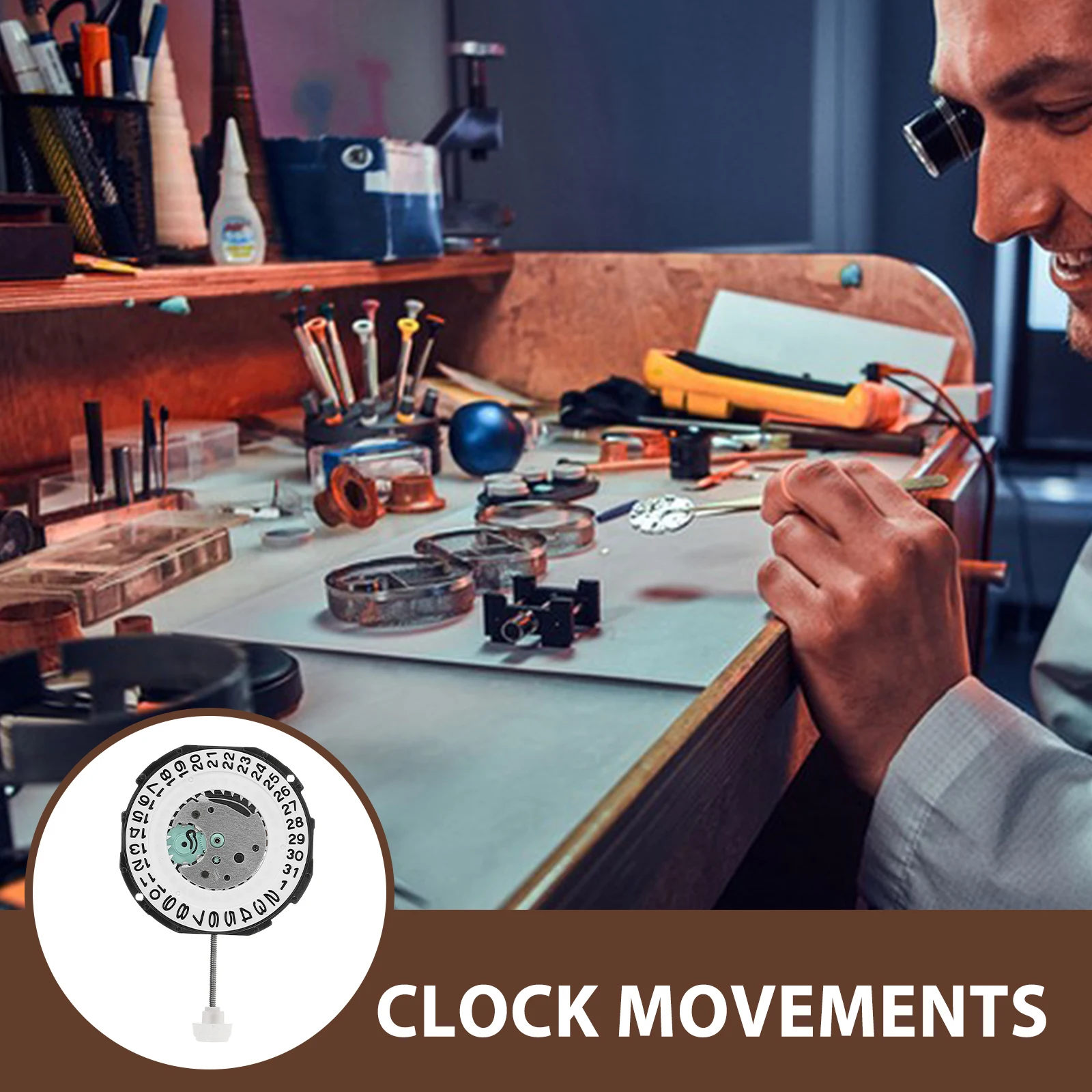 

4Pcs Watch Calendar Dial Ring Mechanical Movement Repair Replacement Metal Day Dial for Watches Automatic Watch Movement