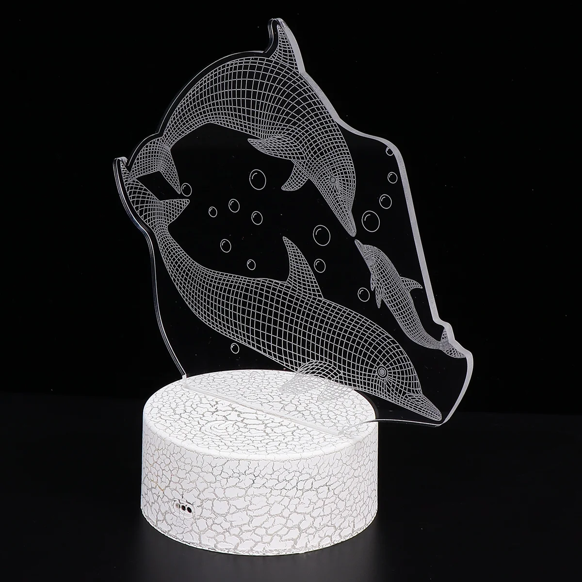 Nachtlampje Dolfijn Ontwerp Aanraaksensor USB-aangedreven slaaplamp Bedlampje voor kamerdecoratie Slaaplicht