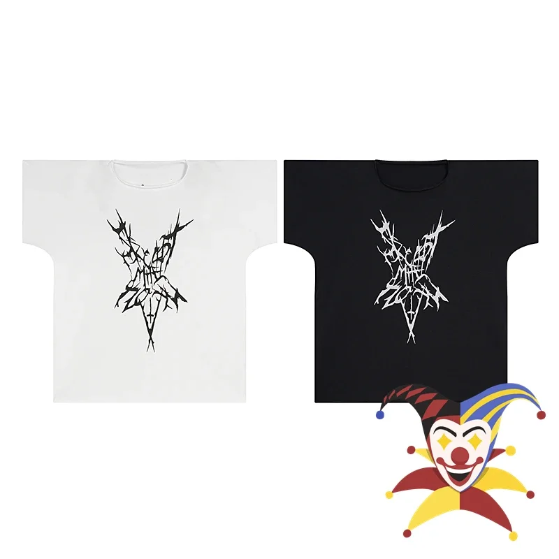 Gieren Yzy Kanye West Donda Halve Mouw Doorn Print T-Shirt Mannen Hoge Kwaliteit Losse T-Shirt