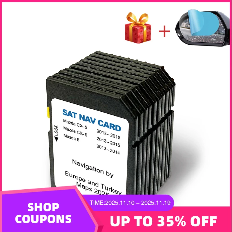 

Для Mazda 6 CX5 CX9 2022-2023 спутниковая навигационная карта, разрешение ЕС, Турция, Великобритания, карта GPS, версия навигатора, программное обеспече...