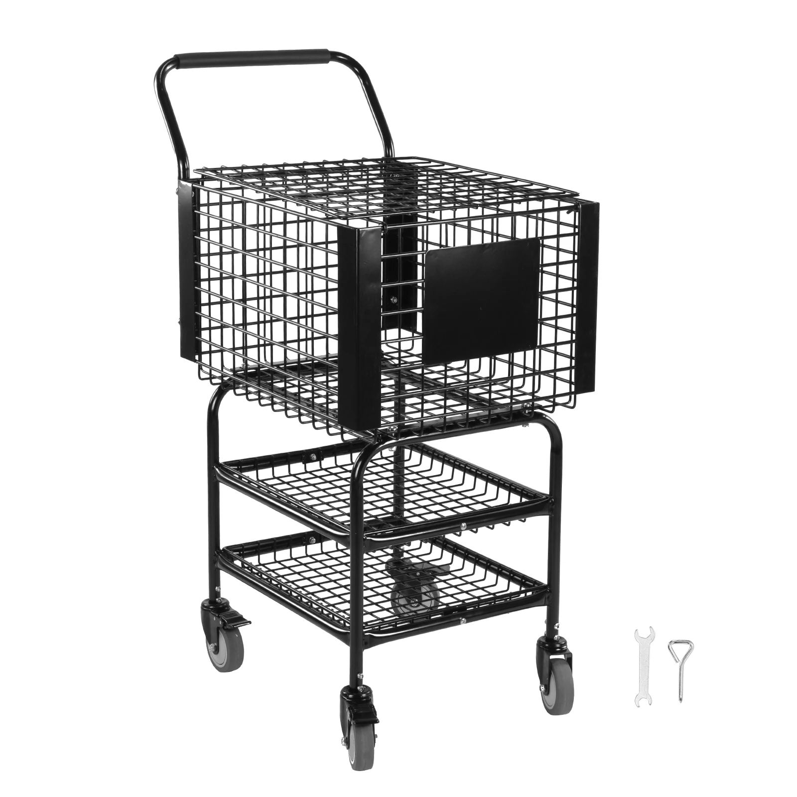 

Тележка для теннисных мячей большой вместимости, вмещает 350 мячей, для обучения и использования на корте