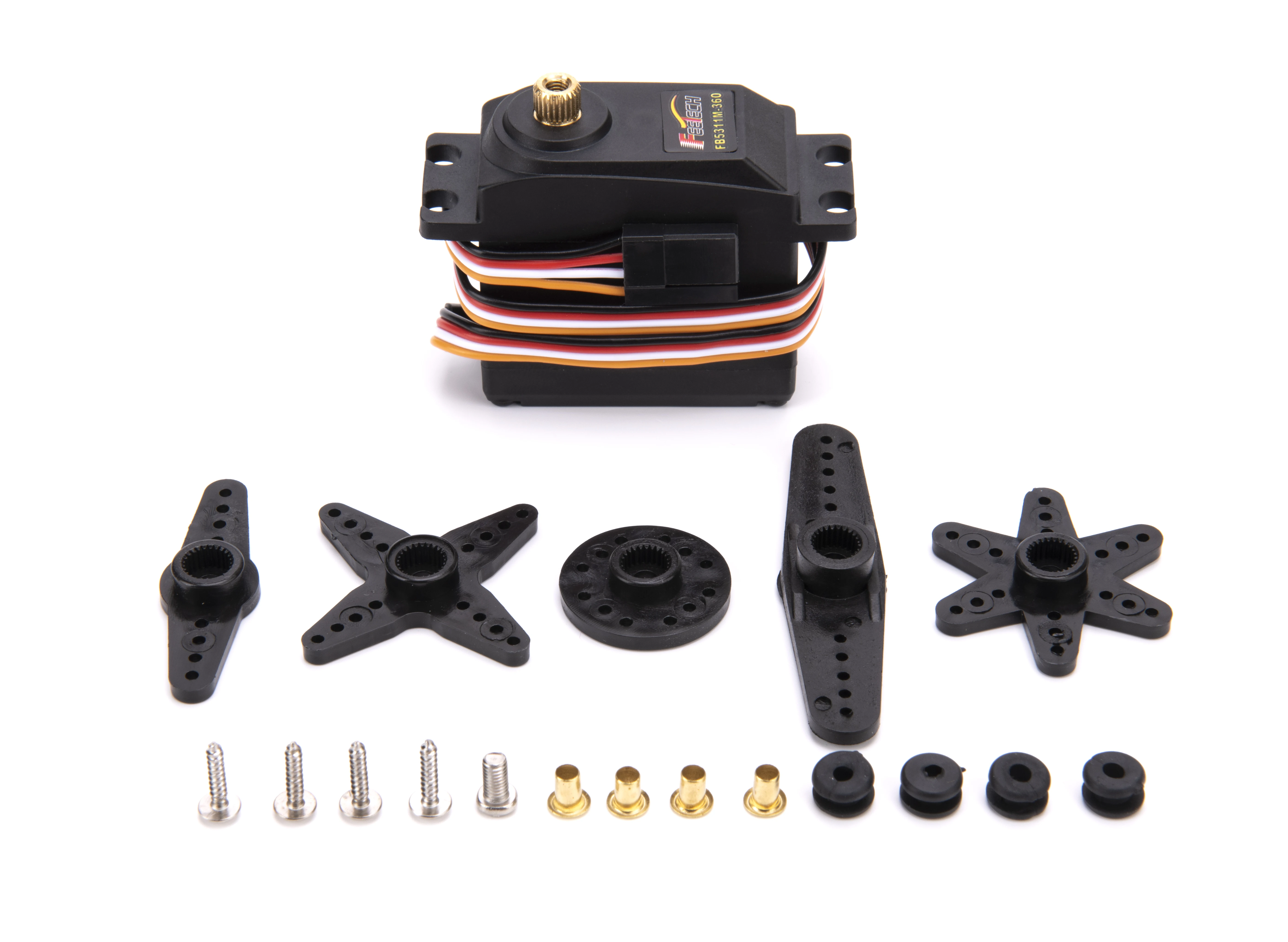 15kg Metal Gear Standard Digital Servo Feetech FB5311M-360  for RC Car Model Helicopter DIY Robot Education With Feedback