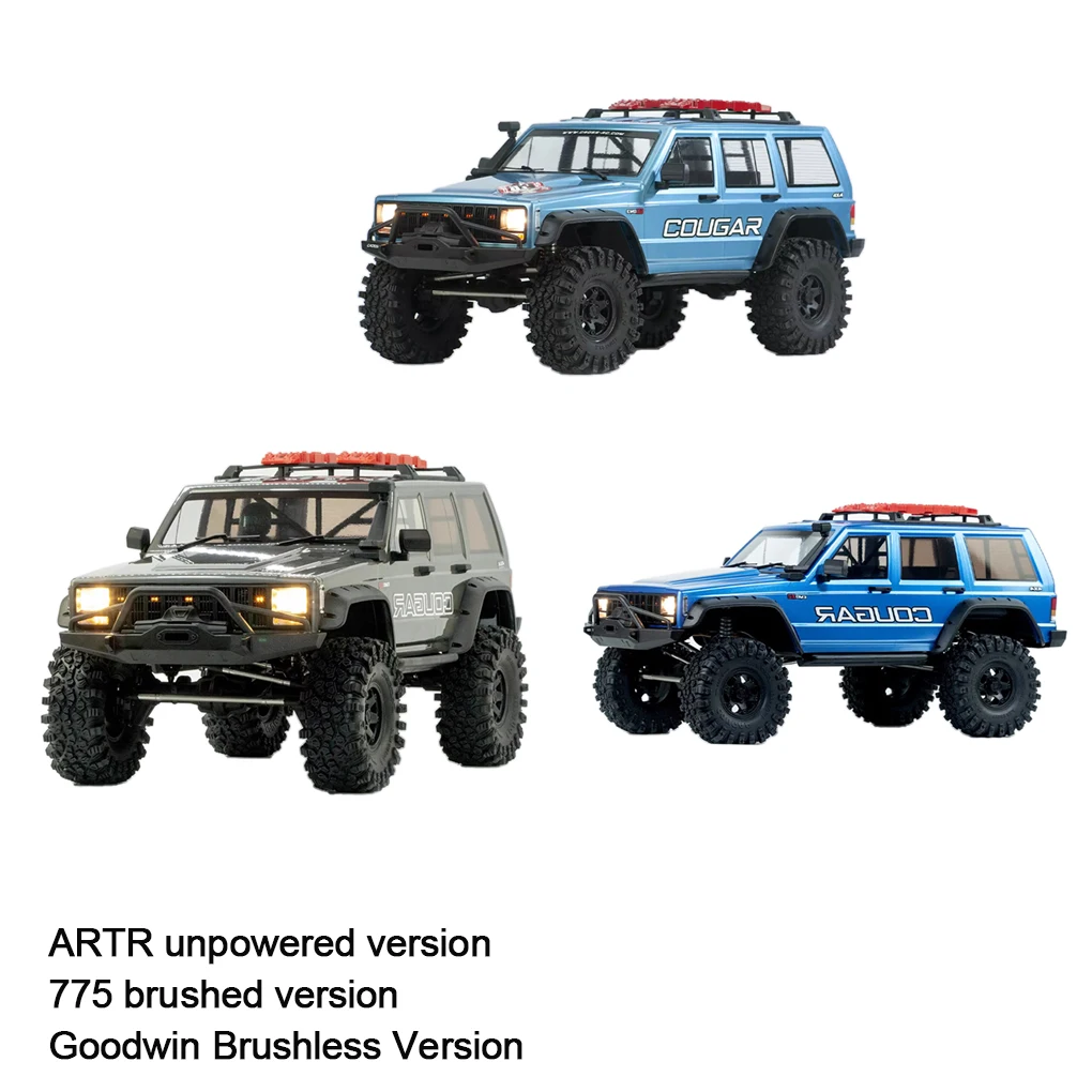 CROSSRC 2025 EMO X2 COUGAR RTR 4WD 2.4GHz 1/8 RC Electric Remote Control Model Car Crawler Adult Children’s Toys Gifts - Image 4