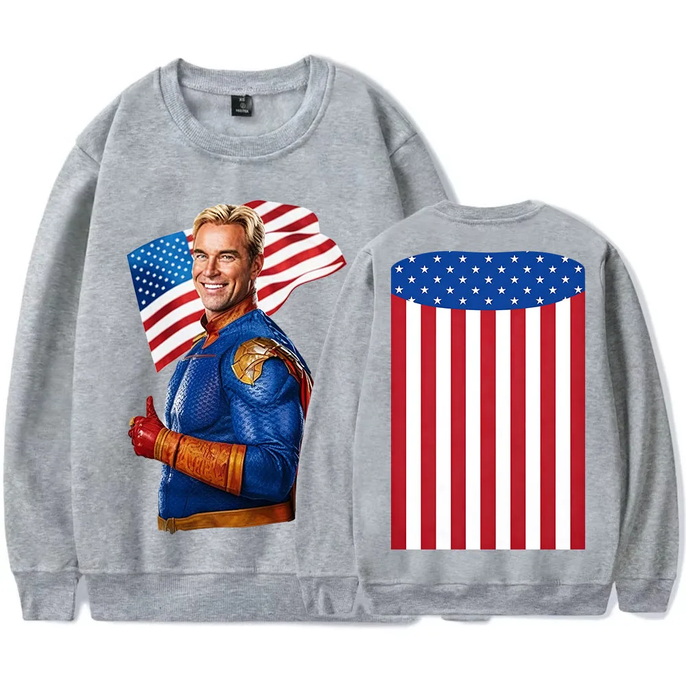 The Boys Season 5 Cosplay Sweatshirt Loose Long Sleeve O-neck Mens Pullovers Design Graphic Print Merch Unisex Streetwear Male
