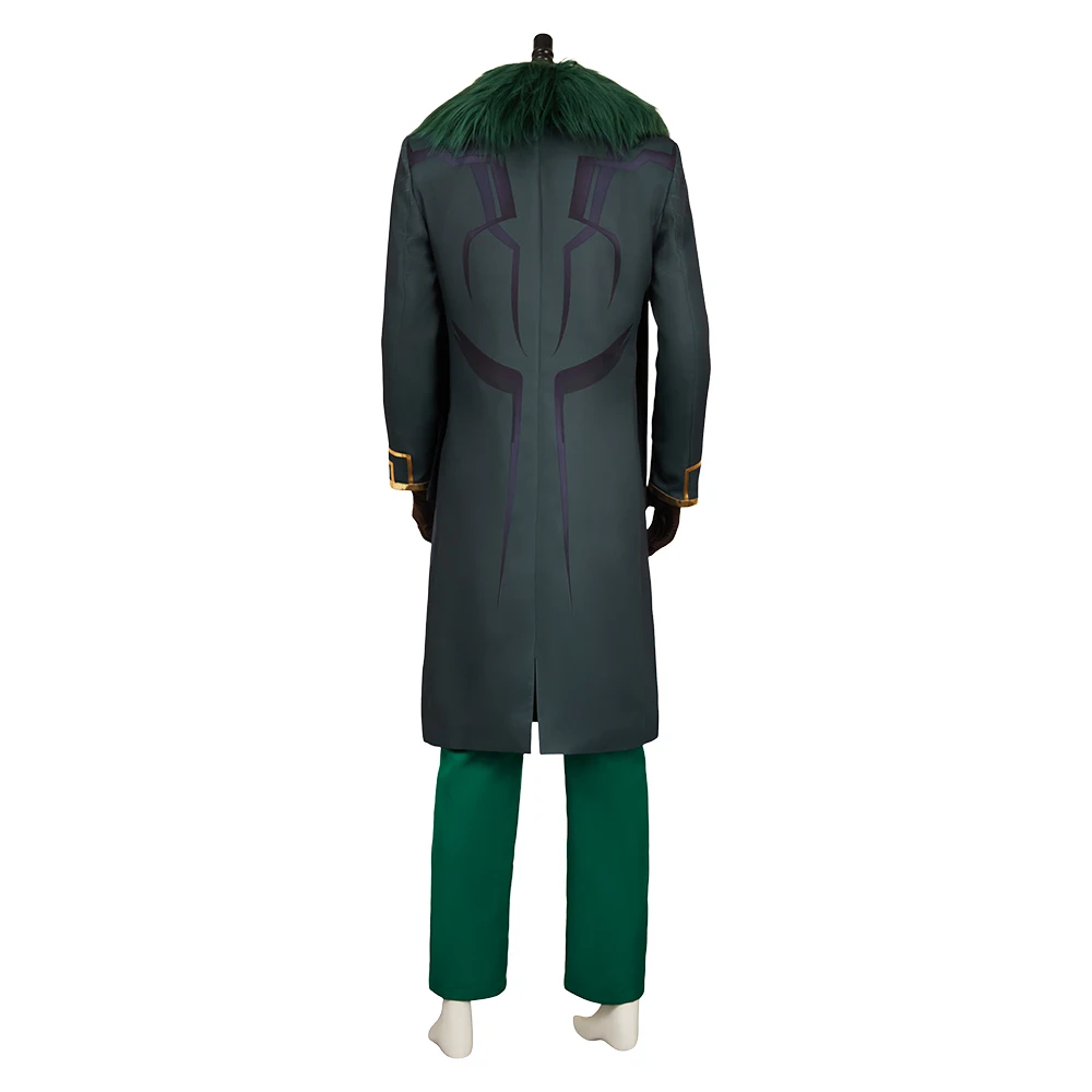 Aature Ius M. Costume de Cosplay de Loki pour Adulte, Accessoires de Déguisement de Carnaval d'Halloween, Cadeau