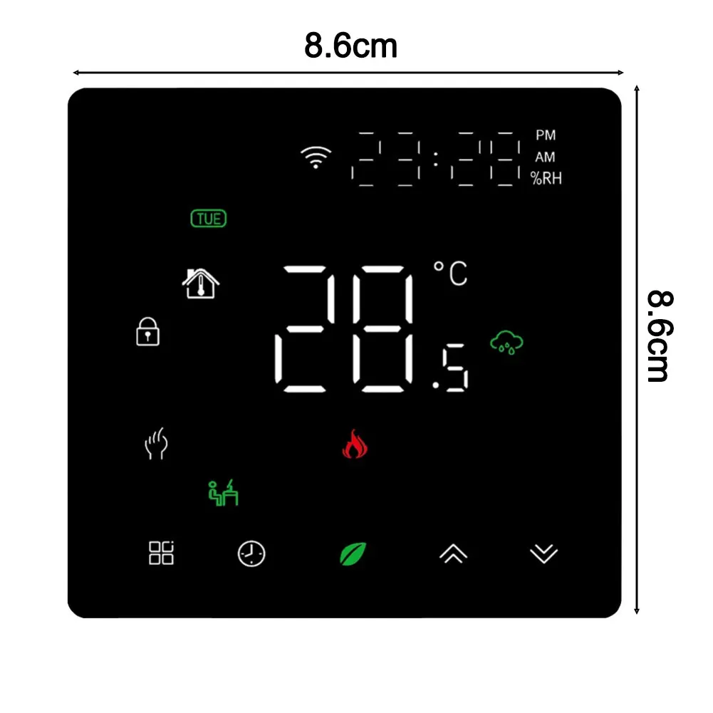 Voice Control Thermostat, Water Floor Heating Electric Floor Heating Thermostat Home Improvement Hardware Parts For Home