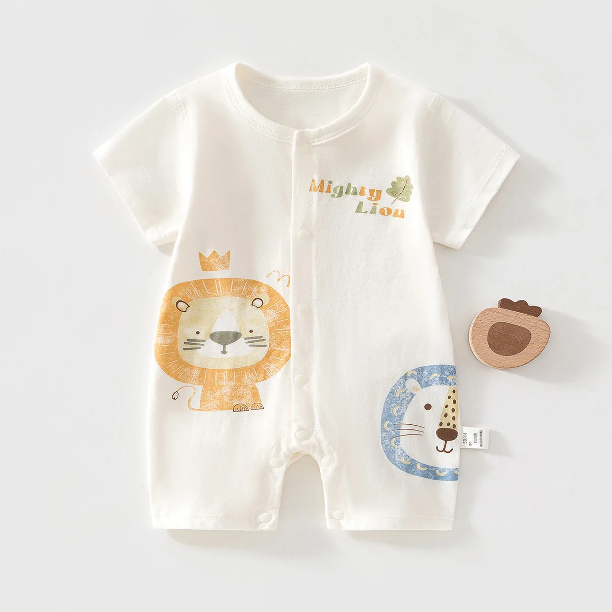 Baby Clothes Summer Short Sleeved Thin Crawling Clothes High-quality Pure Cotton Jumpsuit Ultra-thin Breathable Baby Clothes