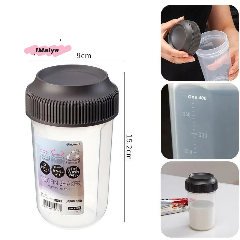 400ml Fitness Shaker Cup Unisex Sports Protein Powder Mixing Milkshake Cup for Health And Beauty Home Essentials