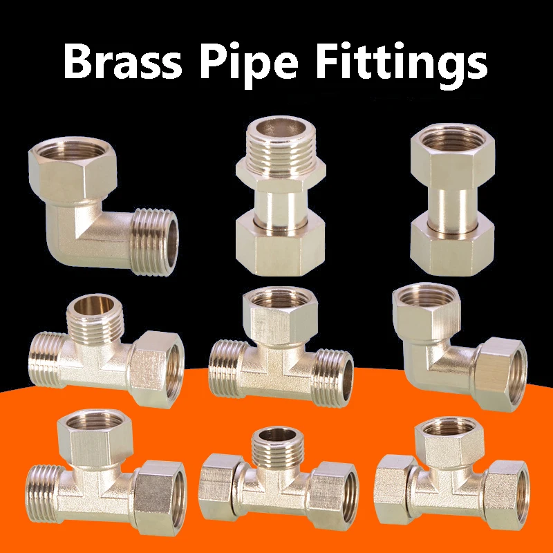 

Латунный 3-ходовой Т-образный переходной клапан, фитинги для труб с наружной/гнездовой резьбой для водонагревателя, живое соединение, трехходовое устройство