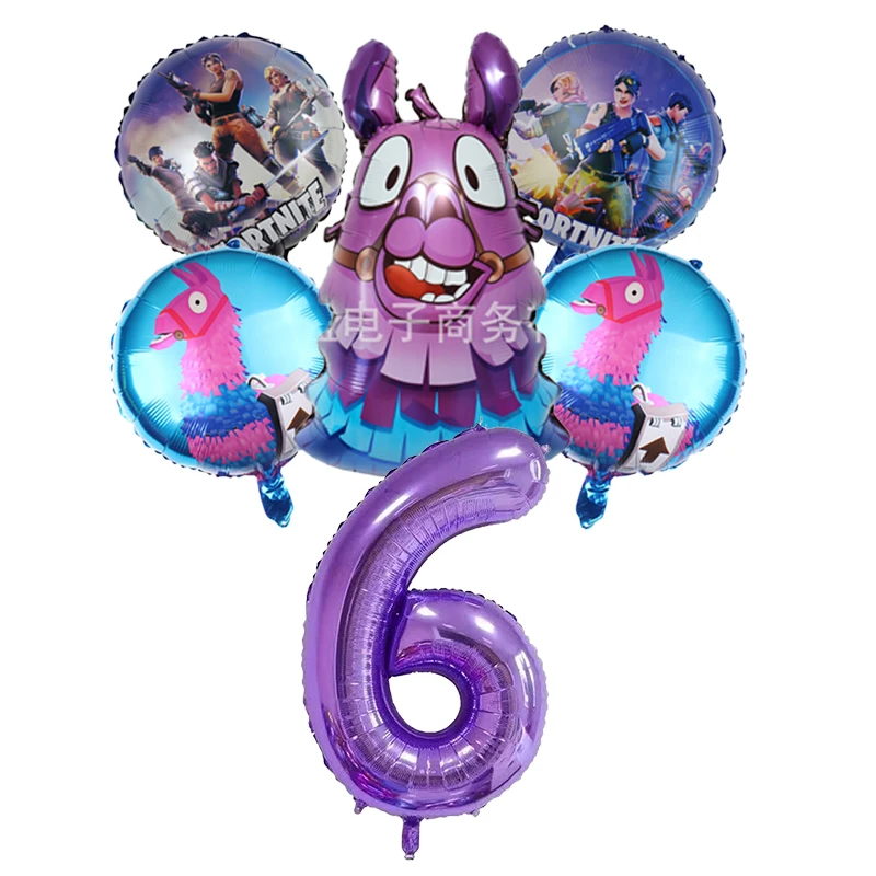 Game Fortnite Ballon Nummers Verjaardagsfeestje Decoratie Ballon Set Baby Douche Feestdecoratie Jongens Slaapkamer Decor Cadeau
