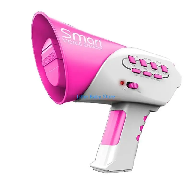 

N80C Toy Megaphone Sound Toy for w/ Multiple Channels Electronic Playset for Teenager