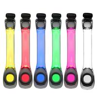 Night running light strip Adjustable LED Armband Reflective Wrist Bands Night Safety Running Gear for Cycling Camping Hiking