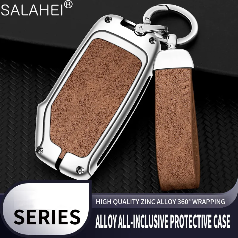 Car Key Case Alloy Protection Shell For Kia Sportage K5 Optima K3 Forte Cerato Seltos Rio K2 Ceed Sorento Stonic Picanto EV6 EV5
