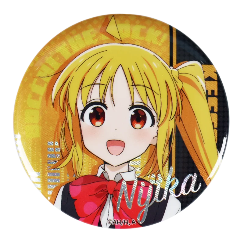 58mm Anime BOCCHI THE ROCK! Gotoh Hitori Ijichi Nijika Yamada Ryo Kita Ikuyo Cosplay COSTUME Badge Pin SPTE Tinplate Brooch﻿