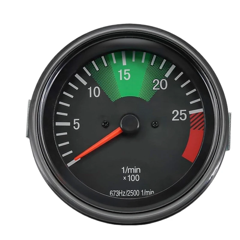 

100MM Heavy Truck Auto Tachometer 2500RPM Customized RPM Gauge 24V for Mercedes Car Truck Gauge Part Numbers 0025426916 00154240