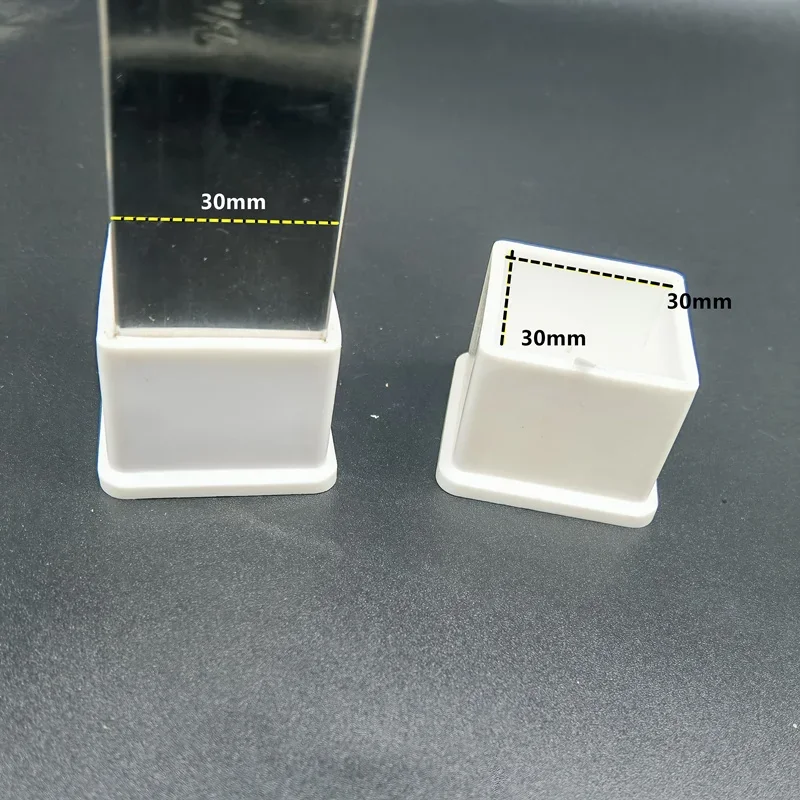 Square/Round Shaped Table Chair Leg Caps Furniture Chair Leg Tips Covers White Pipe Cover Prevent Scratch Floor Protector