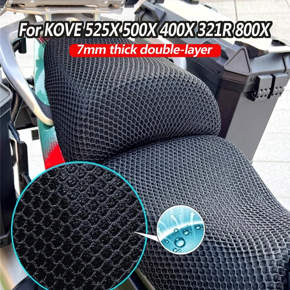 Voor KOVE 525X321R 321RR 500 500X 400F 500F ZF400GY ZF500GY 800x400x Zonnebrandcrème Mesh Seat Cover isolatie Zitkussen Cover