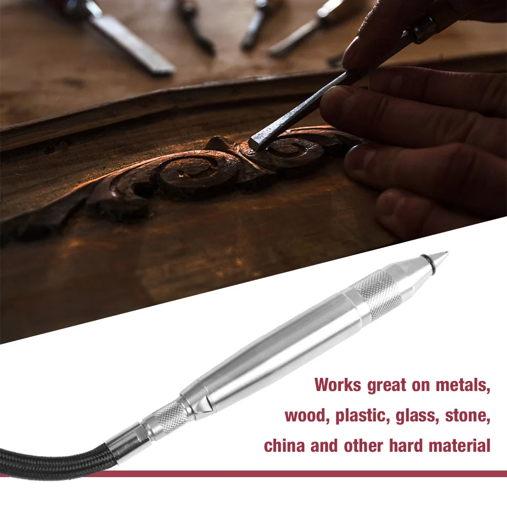 Pneumatic Air Engraving Pen Scribe Hammer Hose Engraving Lettering Tool for Hard Material Pneumatic Air Engraving Pen