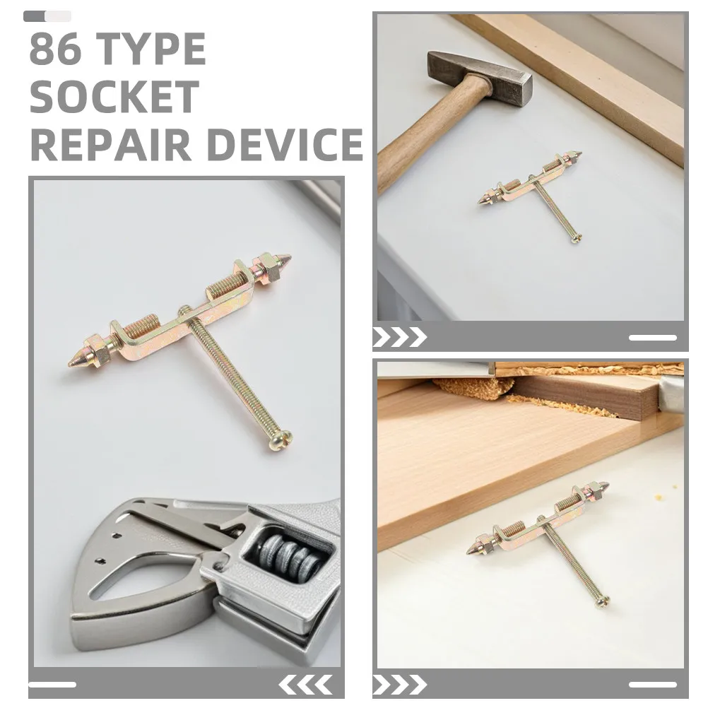 20Set Universal Switch Repair Tool 86Mm Cassette Repair Device Junction Box Fixing Equipment Insulation Rod Wall Mount Support