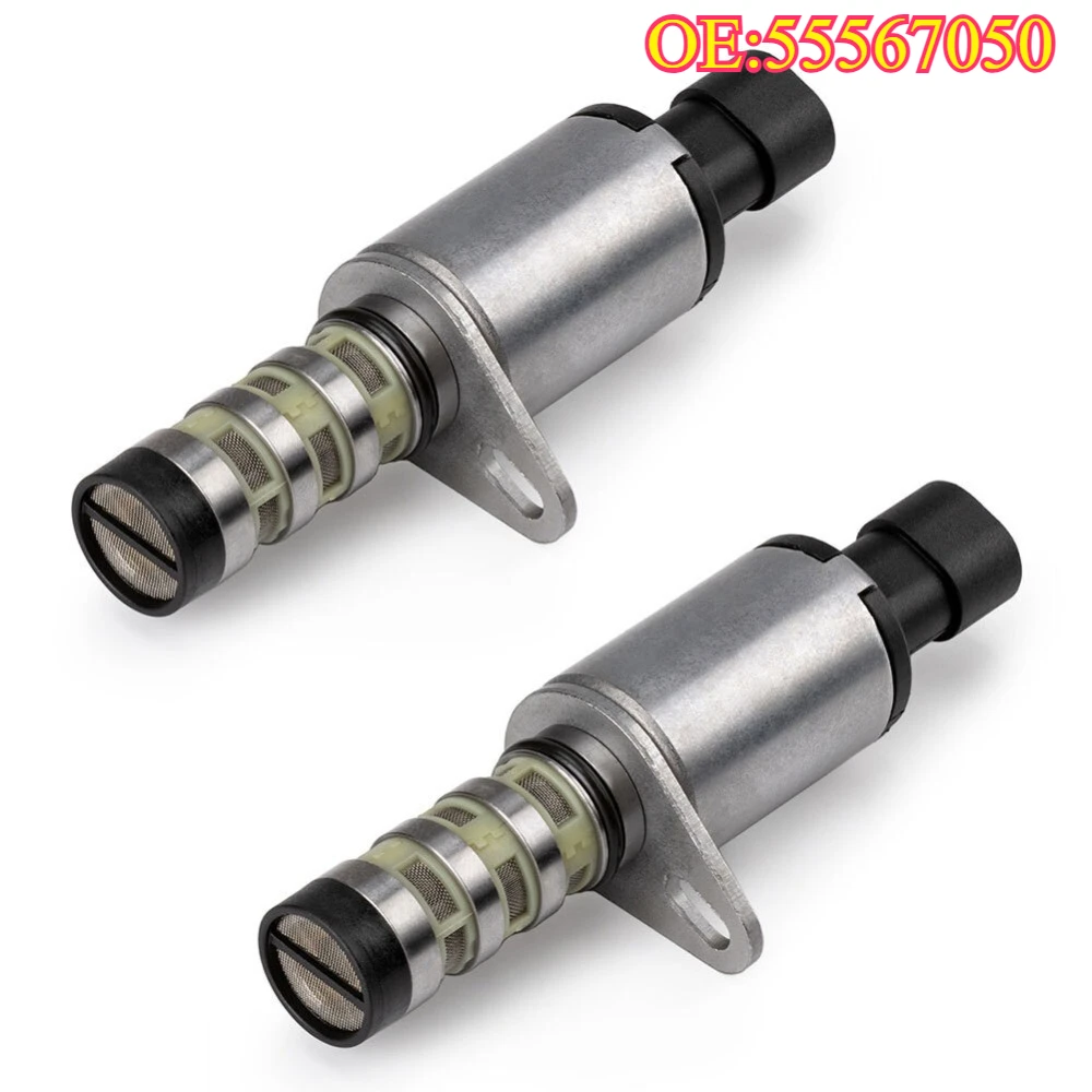 

High Quality New For 55567050 2PCS VVT Camshaft Oil Control Actuator Solenoid FOR Chevrolet Roewe Buick Cruze Sonic 1.6L1.8L
