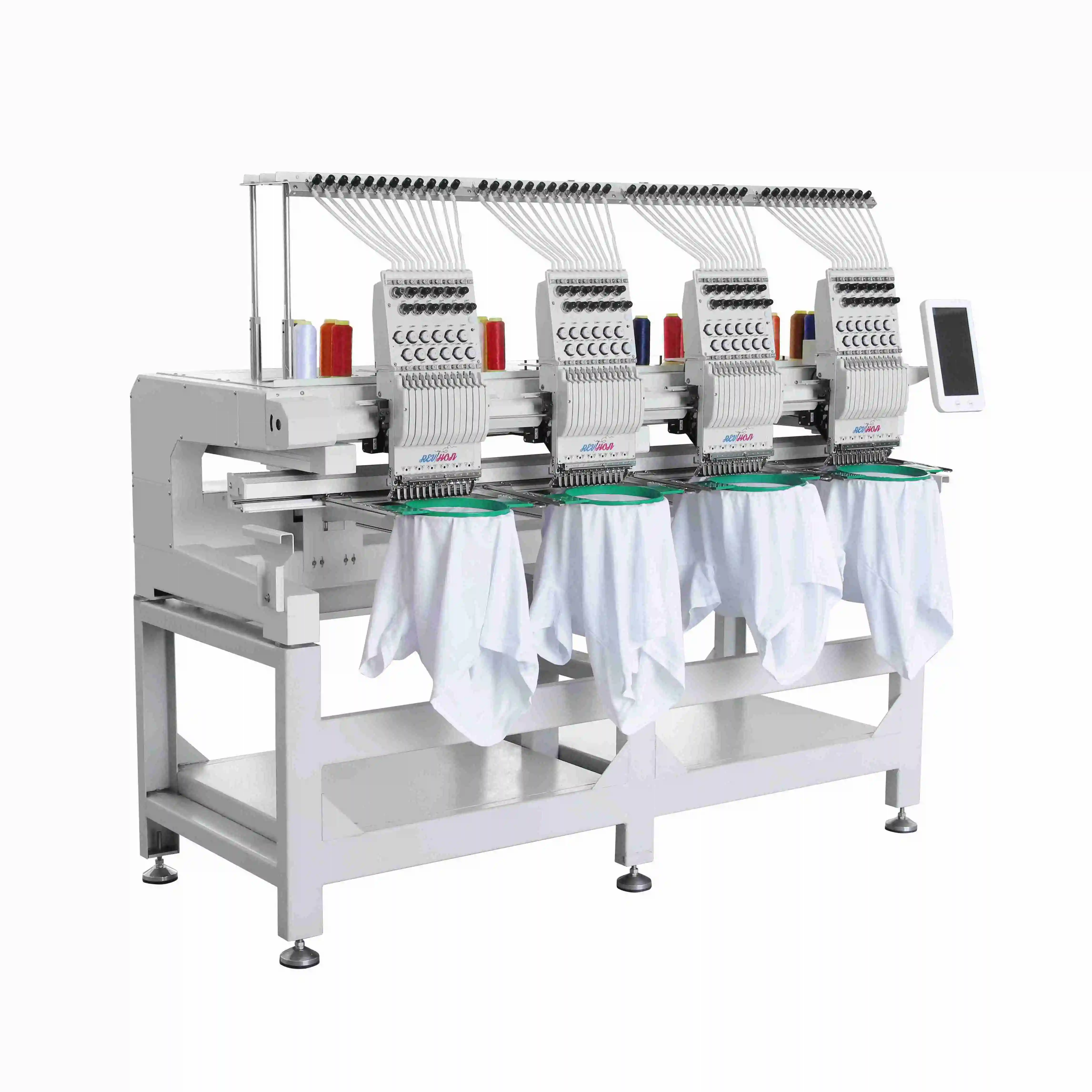 High Quality Automatic T-shirt Embroidery Machine 4 Heads Multi Needles Embroidery Machine for T-shirt Hat