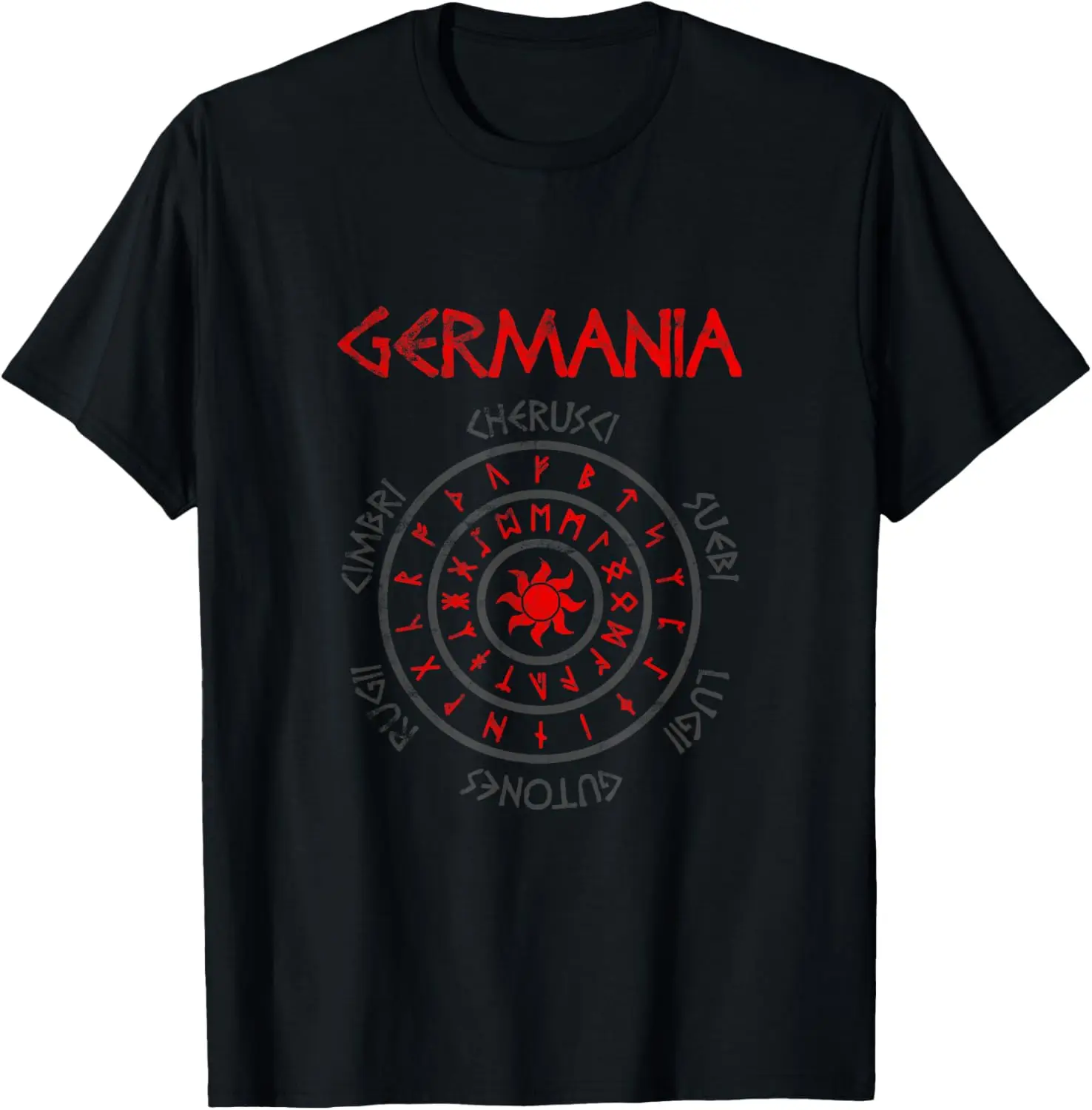 Germania Norse Myth Odin Pagan Valhalla Celtic T-Shirt 100% Cotton O-Neck Short Sleeve Summer Casual Mens T-shirt Streetwear